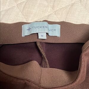 TuckerNuck Chocolate Faux Suede Pants